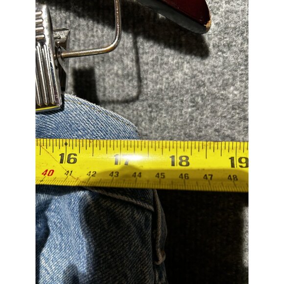 Carhartt Jeans Mens 40x30 Blue Relaxed Fit B17 DST Tapered Denim Pants - Picture 2 of 7